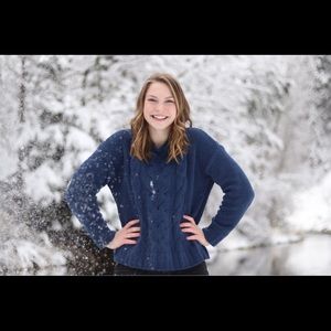 navy blue sweater